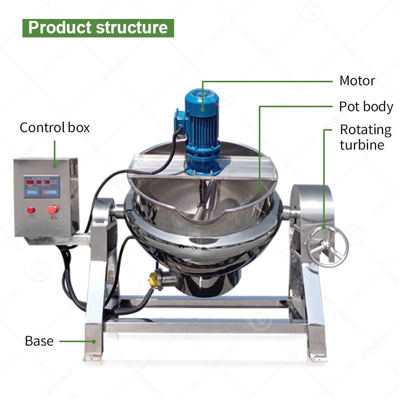 Heating / Cooking Machine — Jacketed Kettle